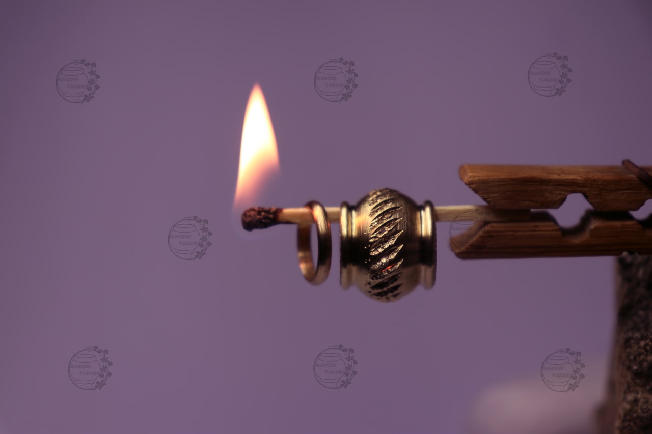 یراق پای کبوتر مدل مورب ساده